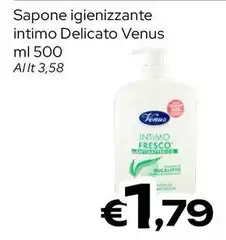 Venus - Sapone Igienizzante Intimo Delicato