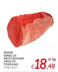 Girello Metà Bovino Adulto Toscano