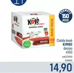 Kimbo - Cialda Kosè Deciso