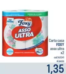 Foxy - Carta Casa Asso Ultra Foxy - Carta Casa Asso Ultra