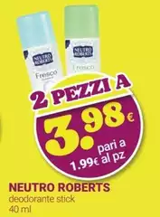 Neutro Roberts - Deodorante Stick