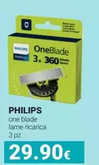 Philips - One Blade Lame Ricarica