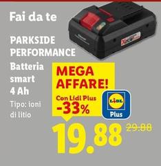 Parkside Performance - Batteria Smart 4 Ah 