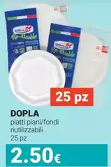 Dopla - Piatti Piani/ Fondi Riutilizzabili