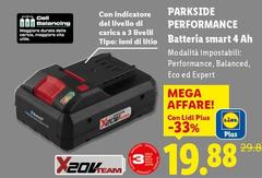 Parkside Performance - Batteria Smart 4 Ah Parkside Performance - Batteria Smart 4 Ah