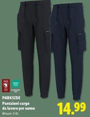 Parkside - Pantaloni Cargo Da Lavoro Per Uomo