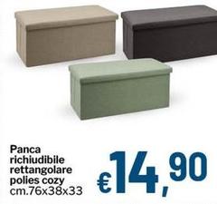 Panca Richiudibile Rettangolare Polies Cozy