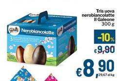 Il Galeone - Tris Uova Nerobiancolatte