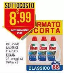 Dixan - Detersivo Lavatrice Classico