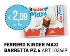 Kinder - Ferrero Maxi Barretta Kinder - Ferrero Maxi Barretta