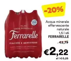 Ferrarelle - Acqua Minerale Effervescente Naturale