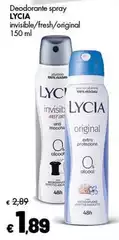 Lycia - Deodorante Spray Invisible