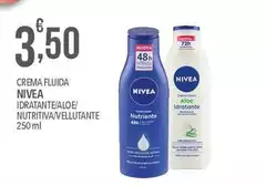 Nivea - Crema Fluida Idratante/ Aloe/ Nutritiva/ Vellutiante