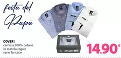 Coveri - Camicia 100% Cotone In Scatola Regalo Coveri - Camicia 100% Cotone In Scatola Regalo