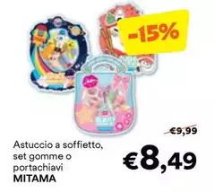 Mitama - Astuccio A Soffietto, Set Gomme O Portachiavi Mitama - Astuccio A Soffietto, Set Gomme O Portachiavi