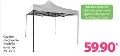 Gazebo Pieghevole Modello Easy Flex
