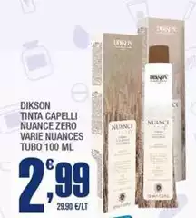 Dikson - Tinta Capelli Nuance Zero Dikson - Tinta Capelli Nuance Zero