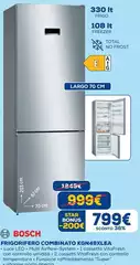 Bosch - Frigorifero Combinato KGN49XLEA