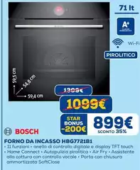 Bosch - Forno Da Incasso HBG7721BLI