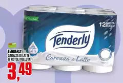 Tenderly - Carezza Di Latte 12 Rotoli Vellutati