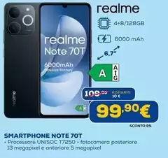 Realme - Smartphone Note 70t