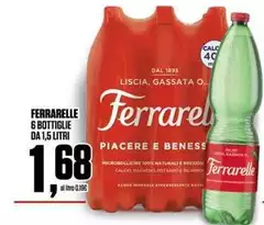 Ferrarelle - 6 Bottiglie Da 1,5 Litri