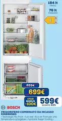 Bosch - Frigorifero Combinato Da Incasso King6nseo