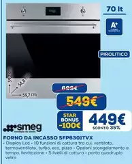 Smeg - Forno Da Incasso SFP631TUXX