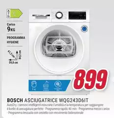Bosch - Asciugatrice WQG243D6IT