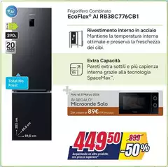 Samsung - Frigorifero Combinato Ecoflex AI RB38C776CB1 Samsung - Frigorifero Combinato Ecoflex AI RB38C776CB1