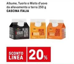 Cascina italia - Albume, Tuorlo O Misto D'Uovo Da Allevamento A Terra