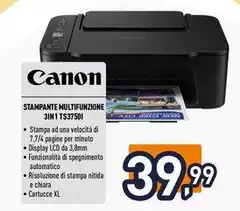 Canon - Stampante Multifunzione 31m 1 TS37501