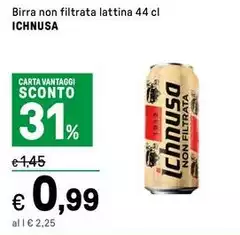 Ichnusa - Birra Non Filtrata Lattina