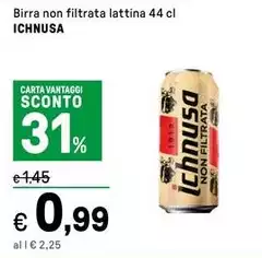 Ichnusa - Birra Non Filtrata Lattina