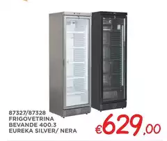 Frigovetrina Bevande 400.3 Eureka Silver/Nera
