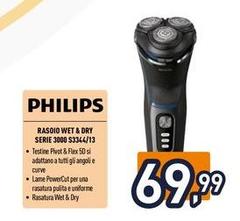 Philips - Rasoio Wet & Dry Serie 3000 S334/113