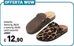 Wow! - Ciabatta Donna O Uomo Tg. 40/45