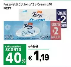 Foxy - Fazzoletti Cotton Foxy - Fazzoletti Cotton