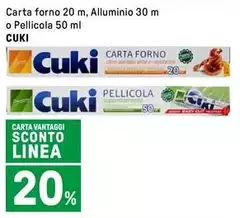 Cuki - Carta Forno, Alluminio O Pellicola