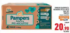 Pampers - Pannolini Quadripacco, Mottando Specia Al Cacco Baby Dry Pampers - Pannolini Quadripacco, Mottando Specia Al Cacco Baby Dry