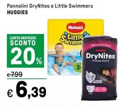 Huggies - Pannolini Drynites O Little Swimmers
