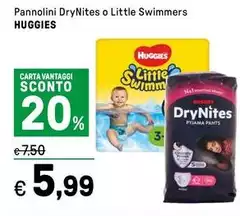 Huggies - Pannolini Drynites O Little Swimmers