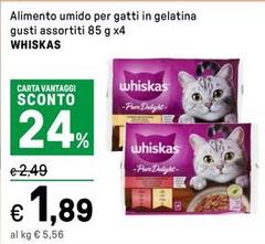 Whiskas - Alimento Umido Per Gatti In Gelatina