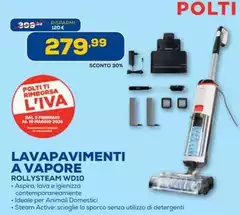 Polti - Lava Pavimenti A Vapore Wd10