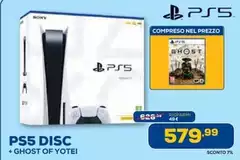 Sony - PS5 Disc + Ghost Of Yote