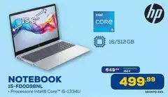 HP - Notebook 15-Fd0098NL