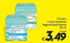 Clinians - Crema Idratante Leggera/opacizzante