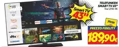 Telefunken - Smart Tv 43"
