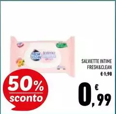 Fresh & Clean - Salviette Intime