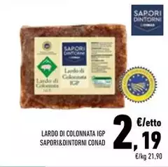 Sapori - Lardo Di Colonnata IGP &Dintorni